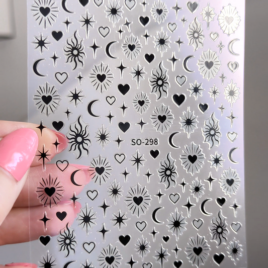 Planche stickers • Magic Sky • Obsidian