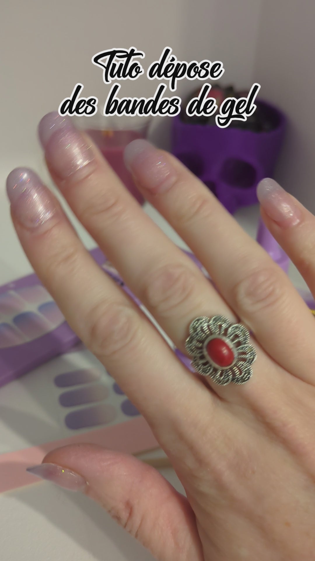 Charger la vidéo : Tuto pose des bandes de gel